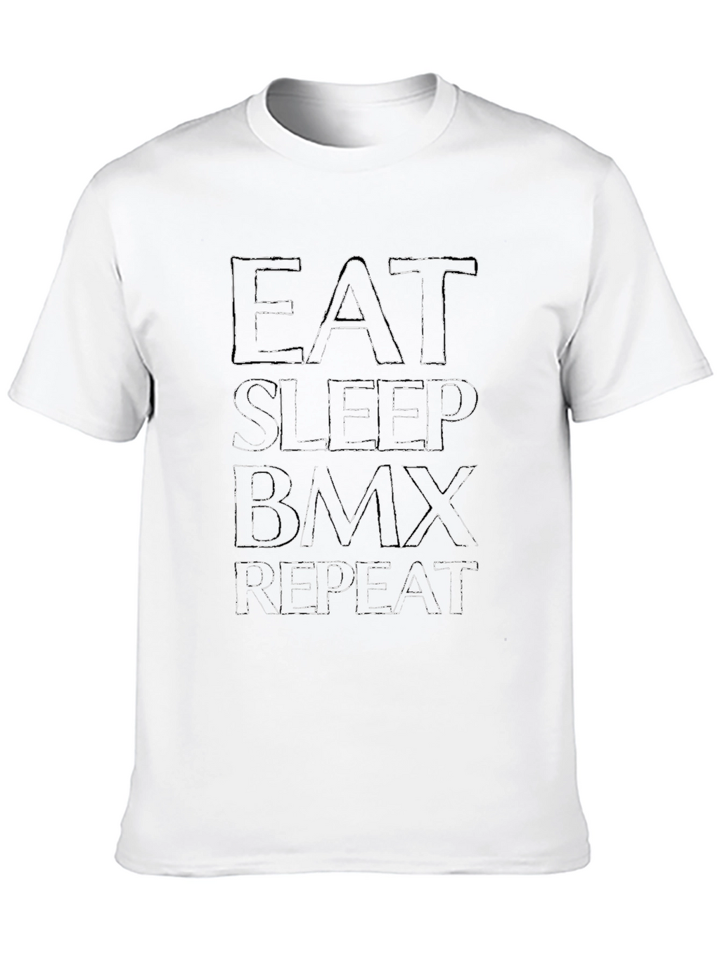 Eat Sleep BMX Repeat Black T-Shirt