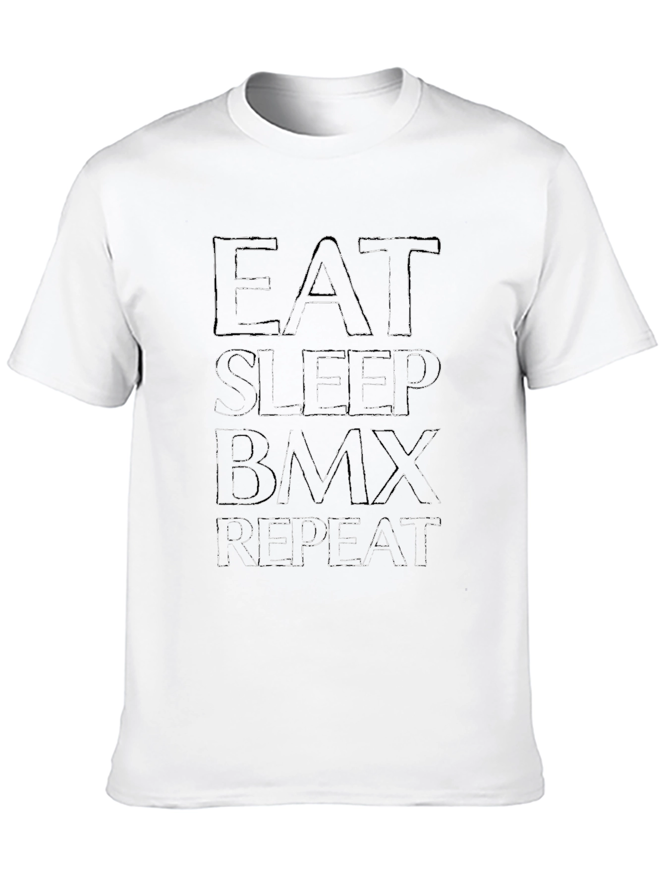 Eat Sleep BMX Repeat Black T-Shirt