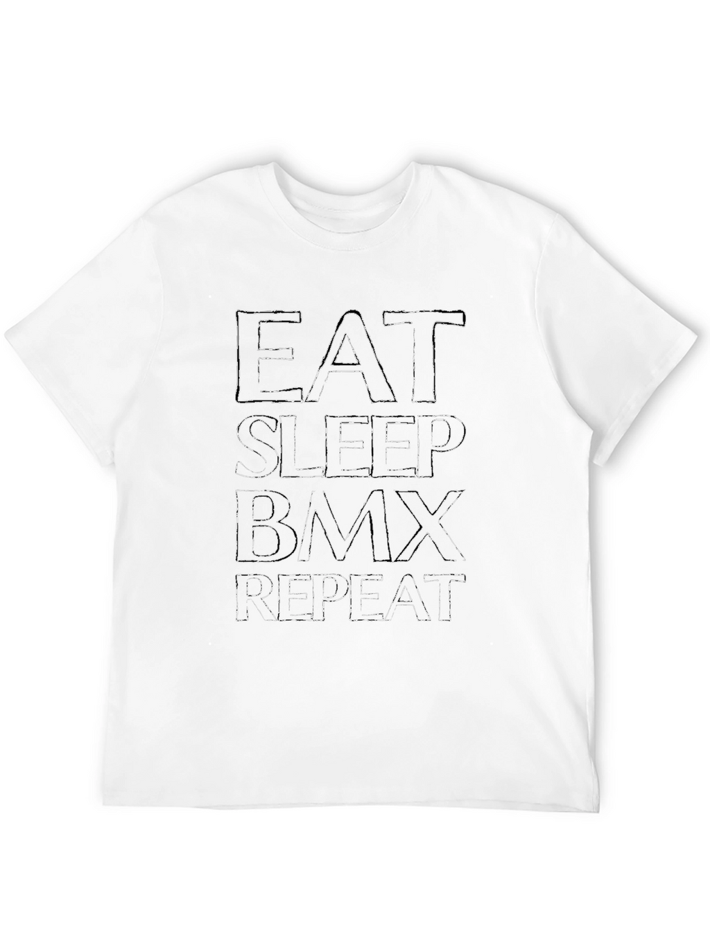 Eat Sleep BMX Repeat Black T-Shirt