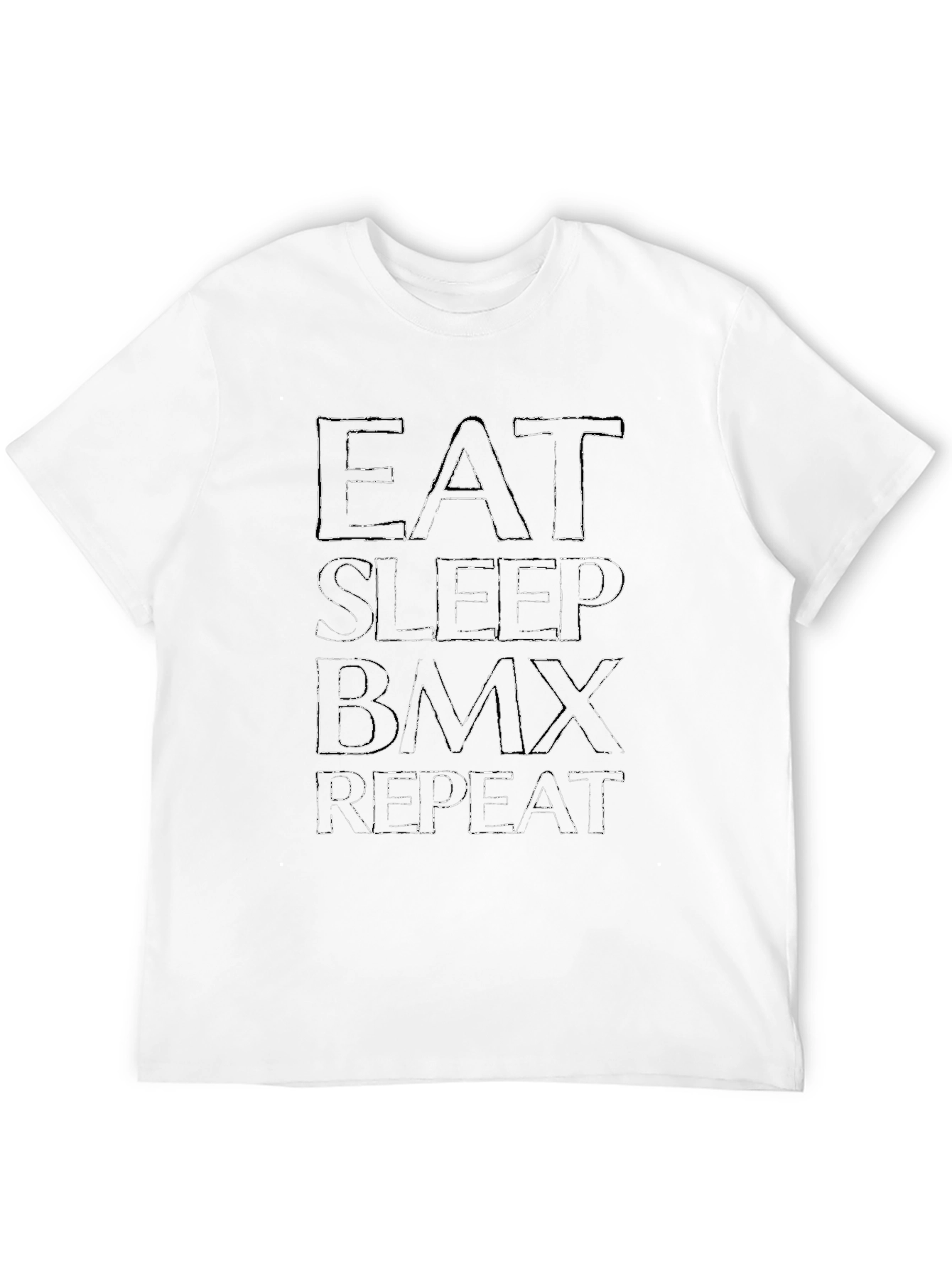 Eat Sleep BMX Repeat Black T-Shirt