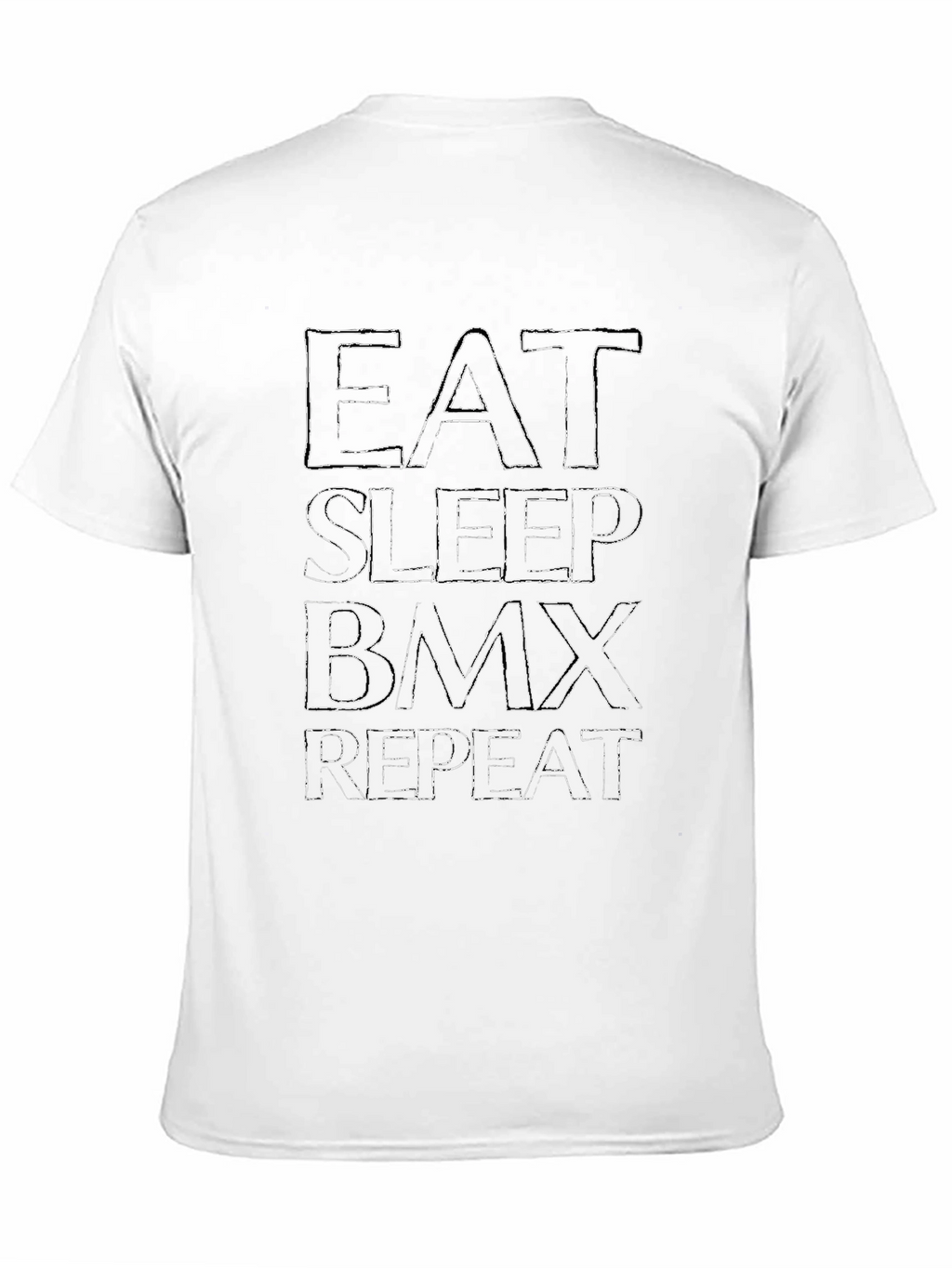 Eat Sleep BMX Repeat Black T-Shirt
