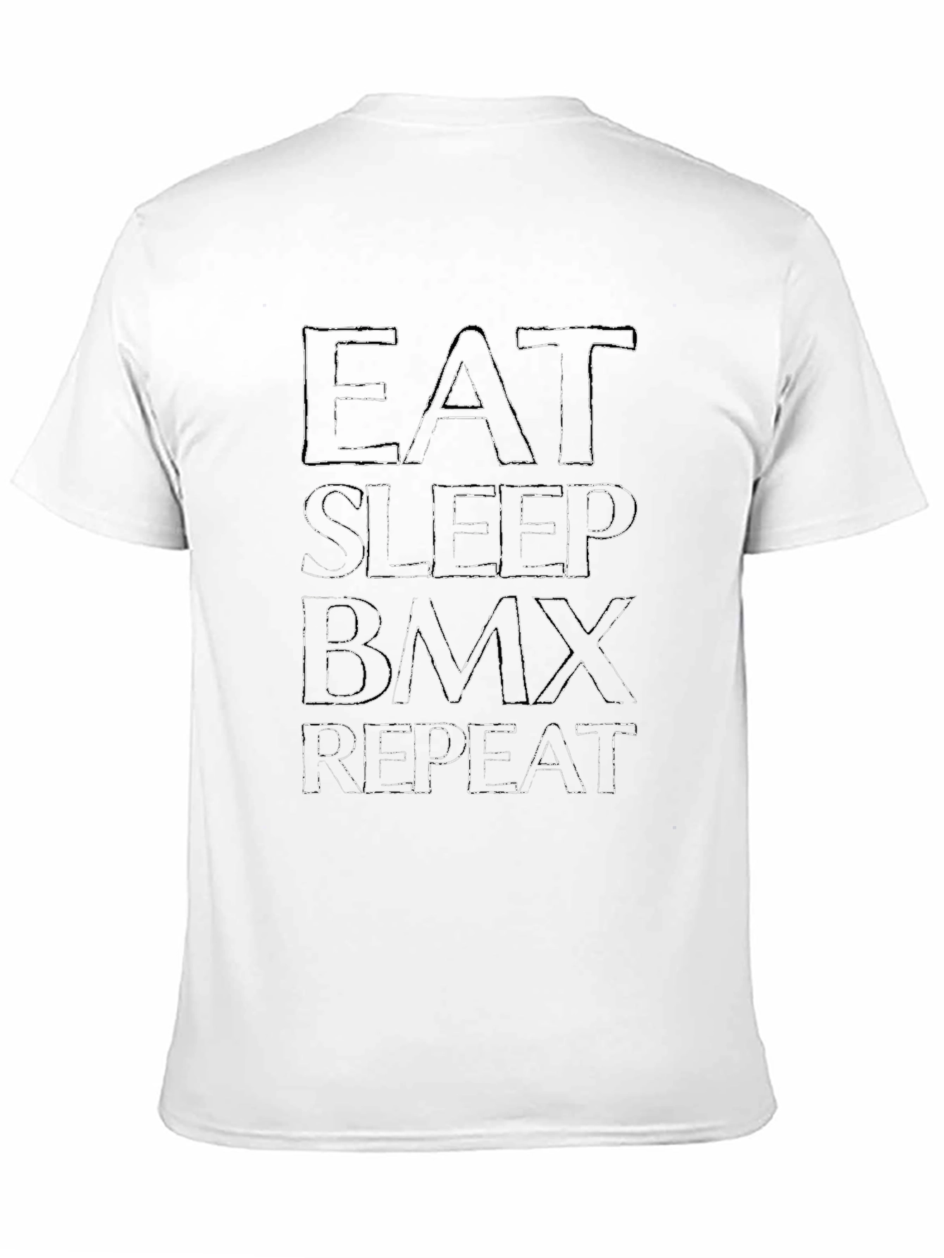 Eat Sleep BMX Repeat Black T-Shirt