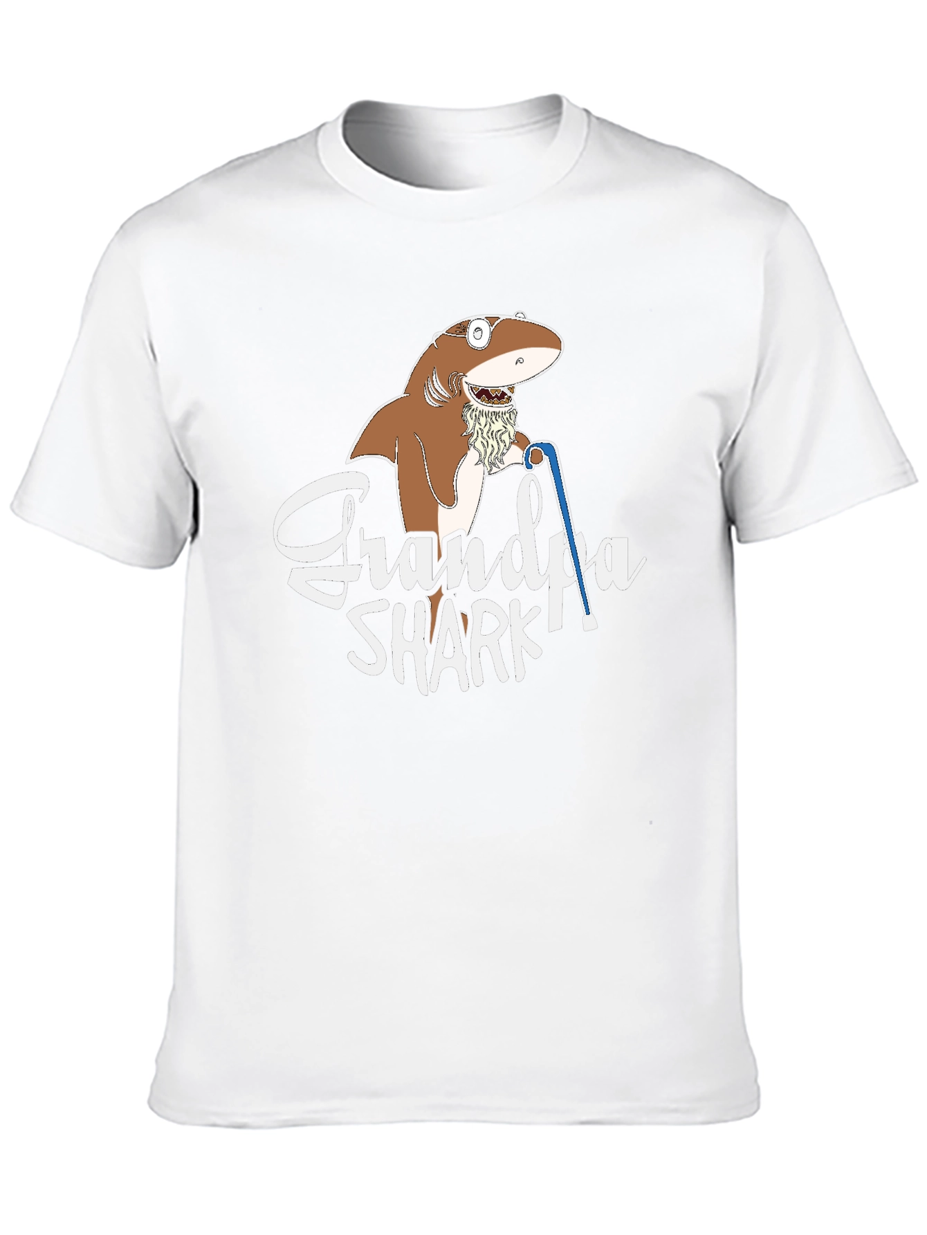 Grandpa Shark Graphic T-Shirt