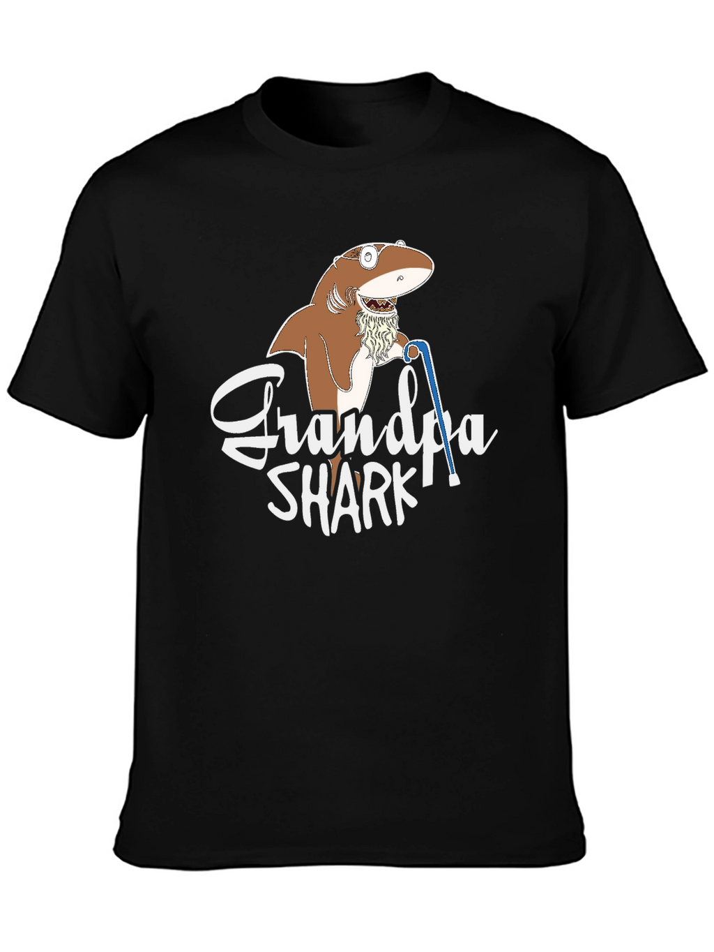 Grandpa Shark Graphic T-Shirt
