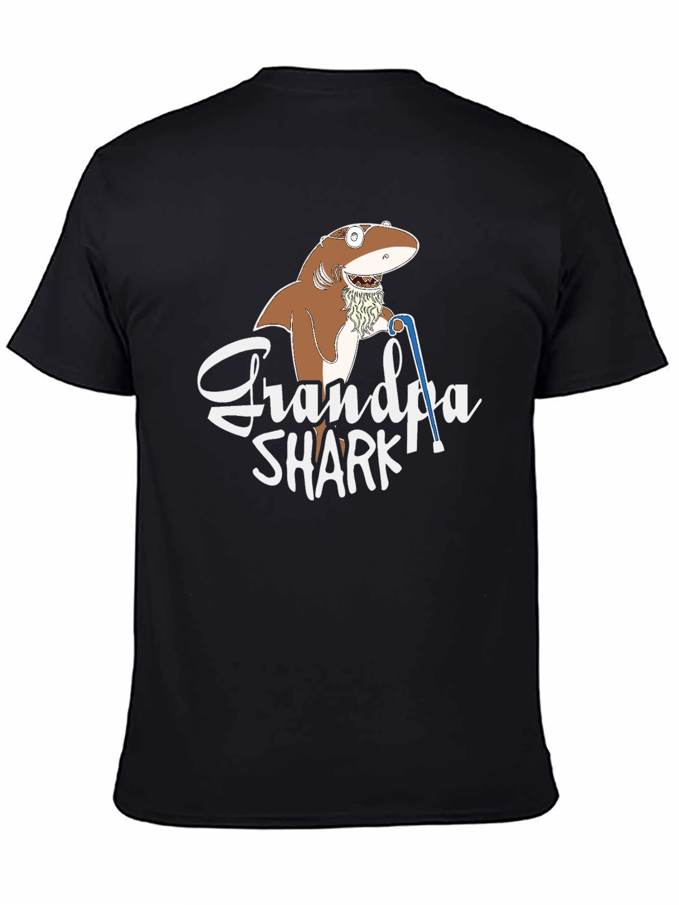Grandpa Shark Graphic T-Shirt
