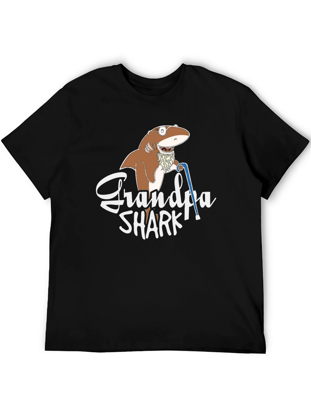 Grandpa Shark Graphic T-Shirt