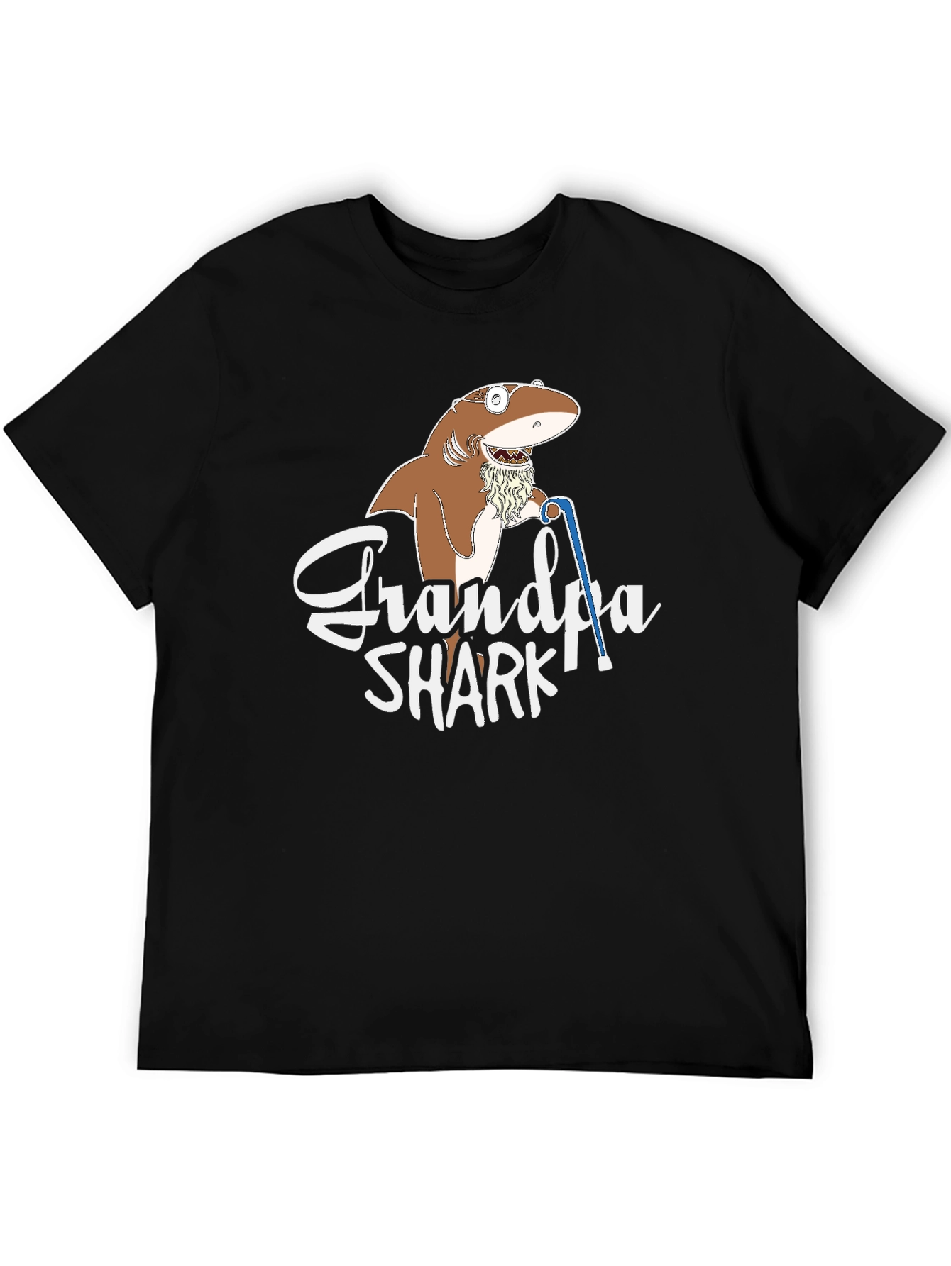 Grandpa Shark Graphic T-Shirt