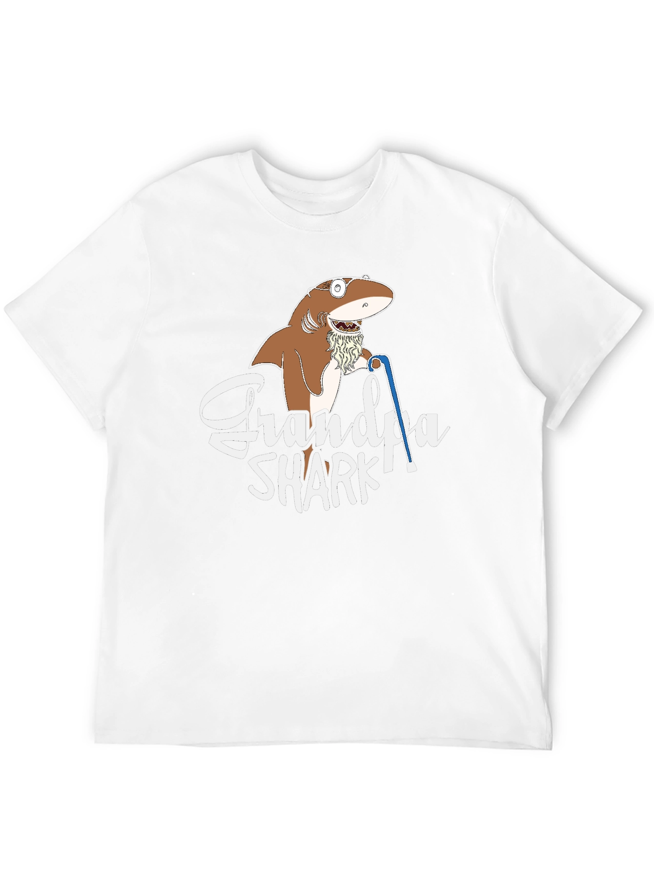 Grandpa Shark Graphic T-Shirt