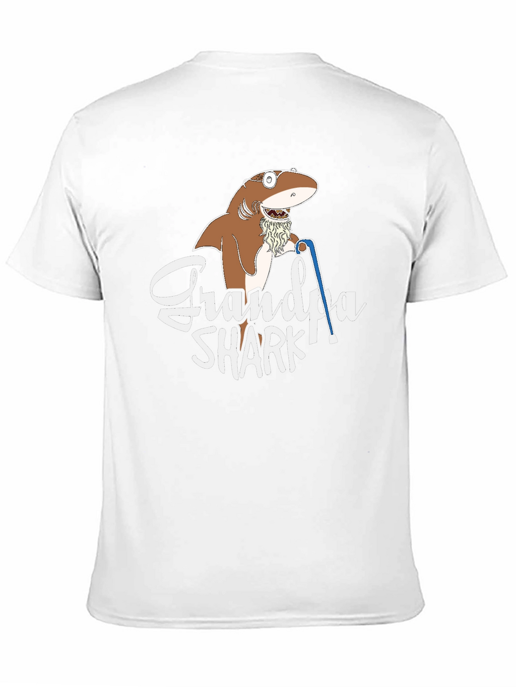 Grandpa Shark Graphic T-Shirt