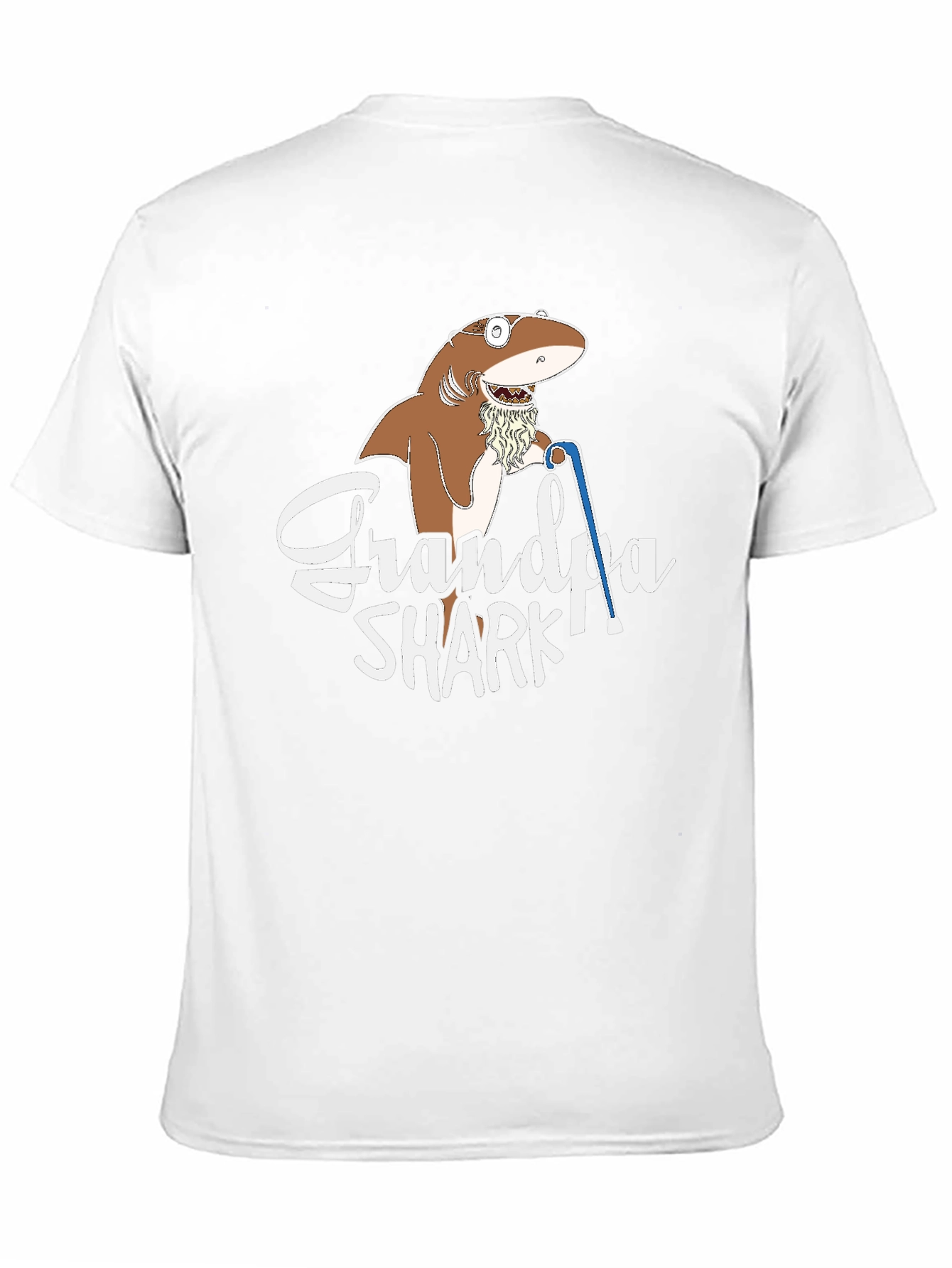 Grandpa Shark Graphic T-Shirt