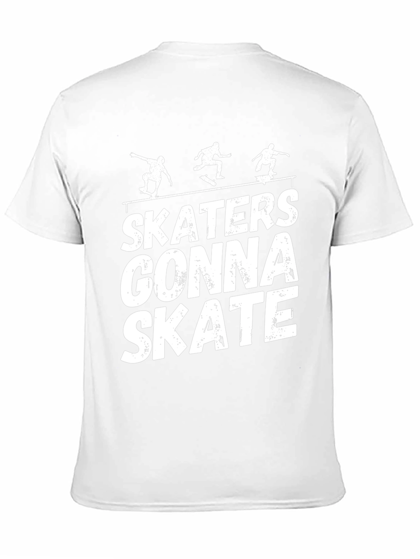 Skaters Gonna Skate Graphic T-Shirt - Black