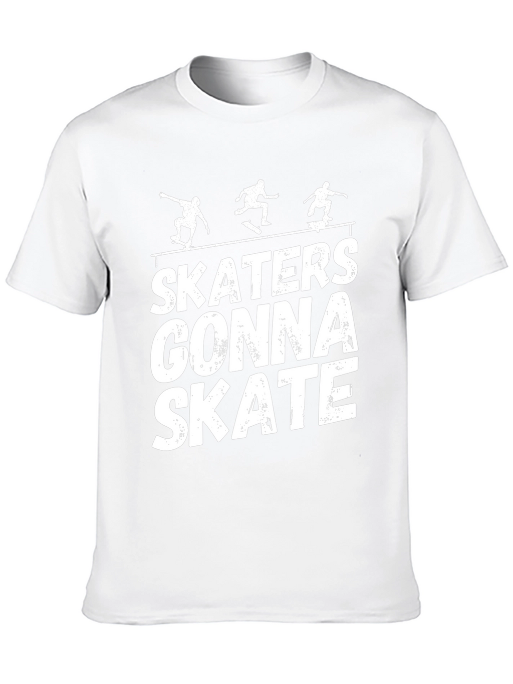 Skaters Gonna Skate Graphic T-Shirt - Black