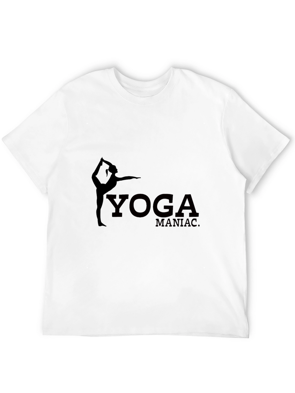 Yoga Maniac Graphic T-Shirt - Black