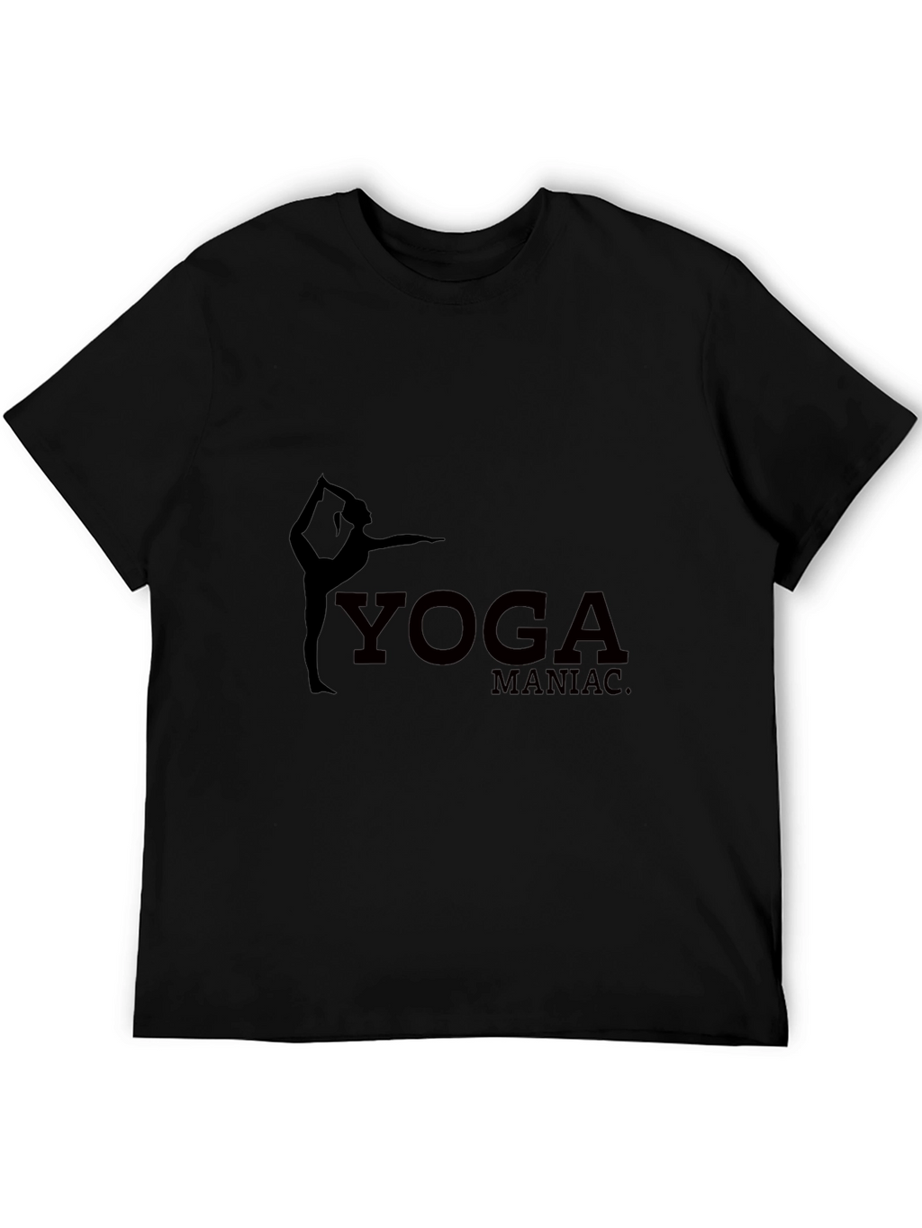 Yoga Maniac Graphic T-Shirt - Black