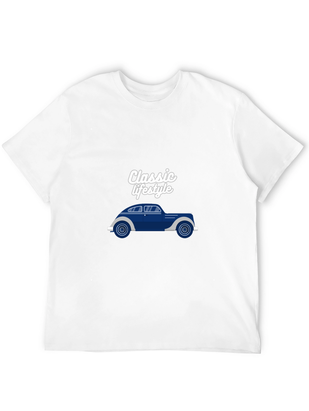 Classic Lifestyle Car Graphic Black T-Shirt