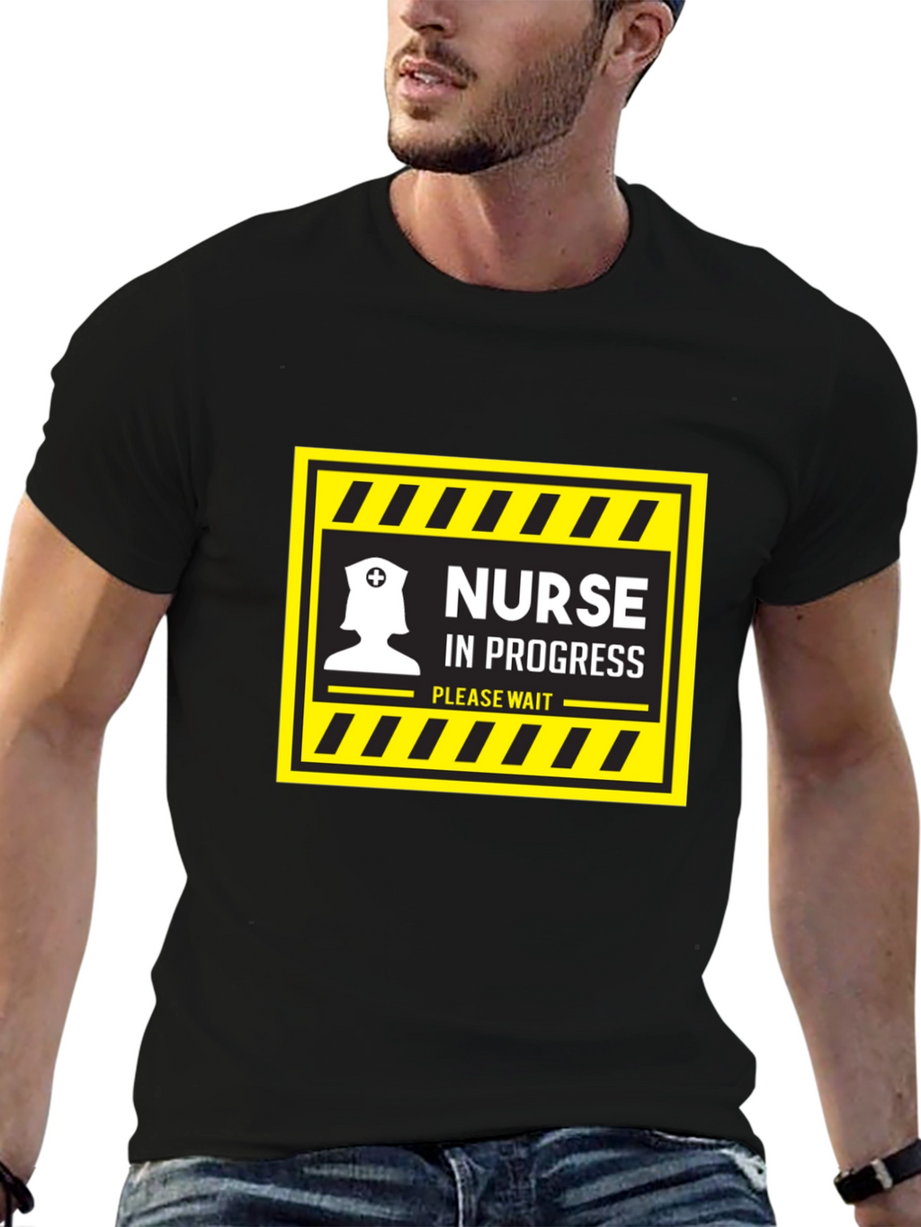 Nurse in Progress Black T-Shirt