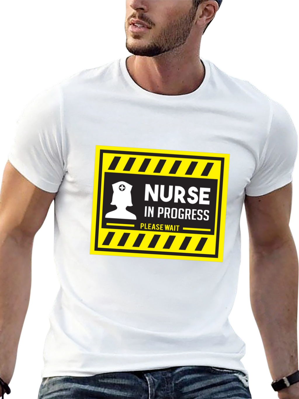 Nurse in Progress Black T-Shirt