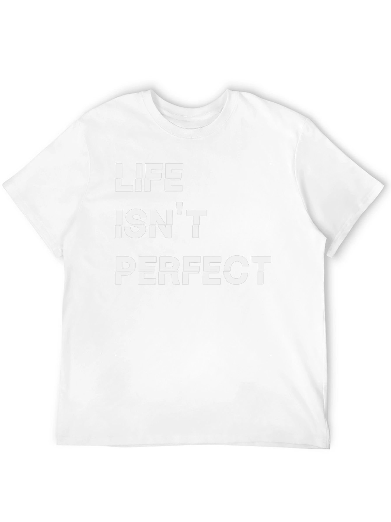 Life Isnt Perfect Graphic Tee - Black