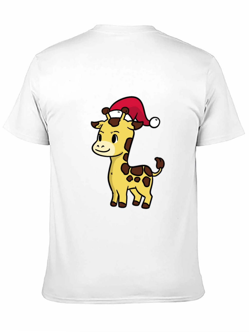 Festive Giraffe T-Shirt - Holiday Cheer