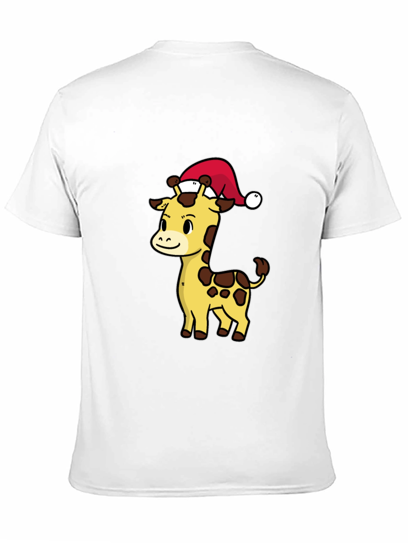 Festive Giraffe T-Shirt - Holiday Cheer