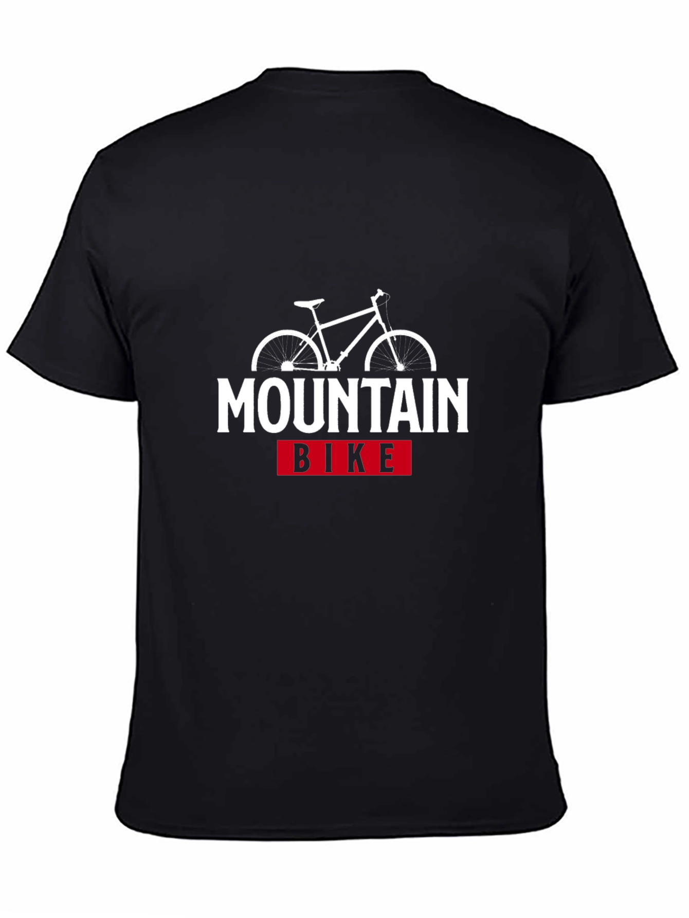Mountain Bike Graphic T-Shirt - Black