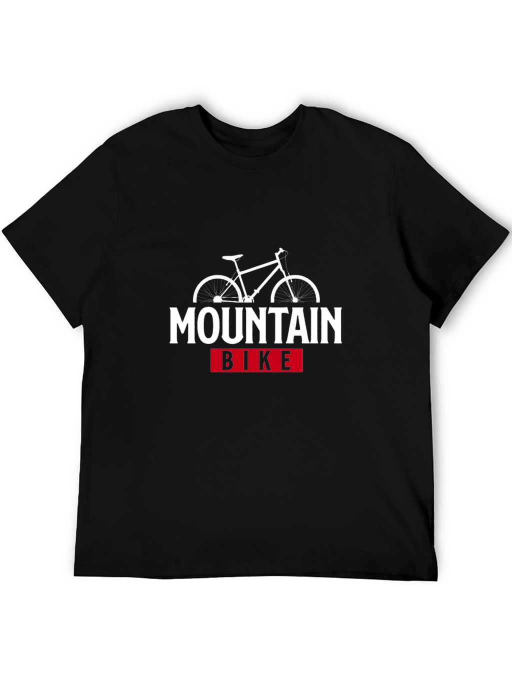 Mountain Bike Graphic T-Shirt - Black