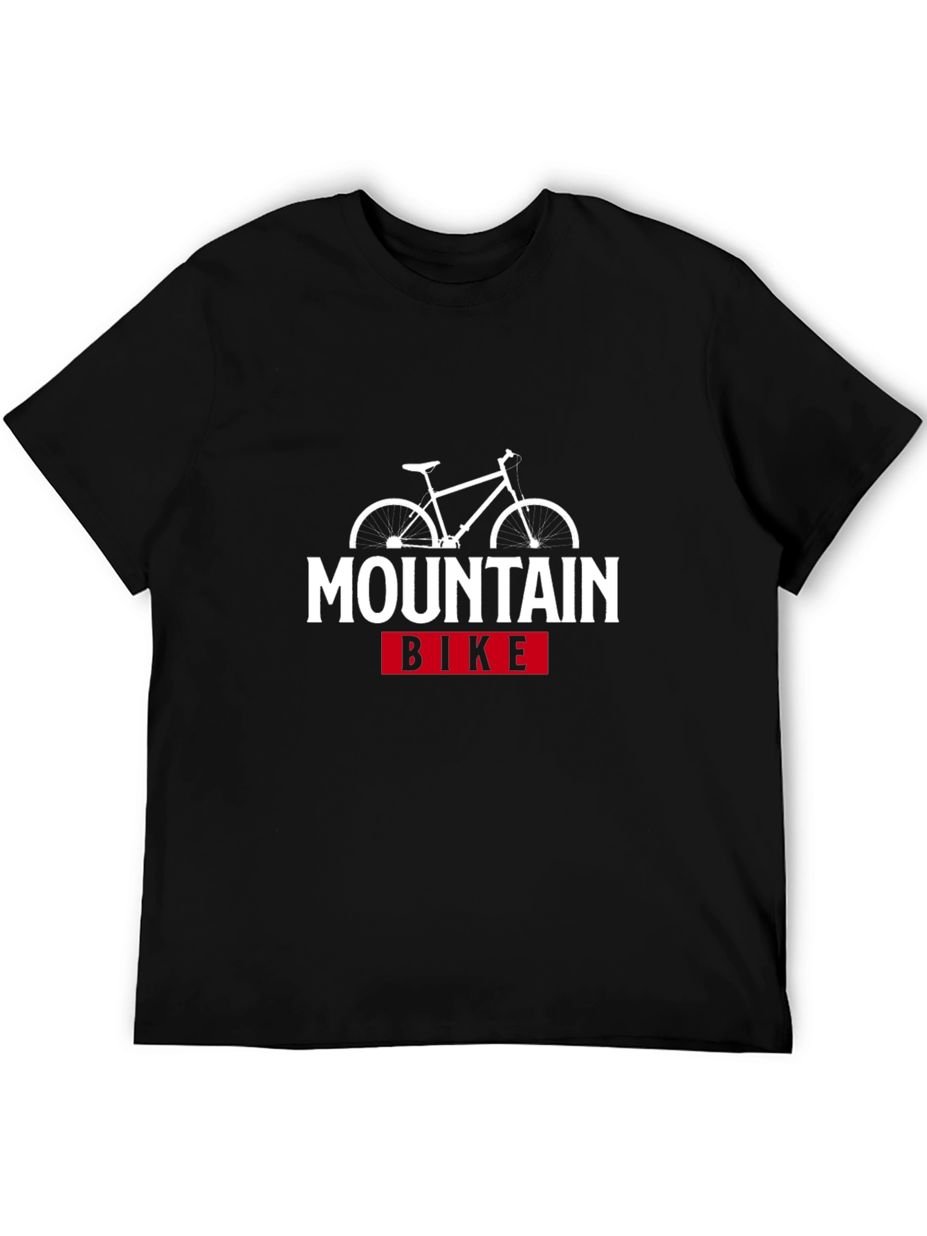 Mountain Bike Graphic T-Shirt - Black