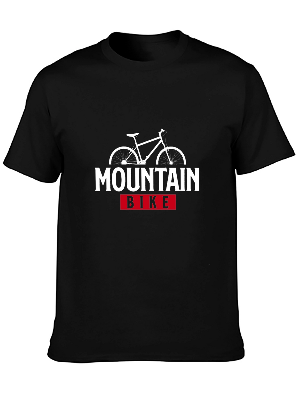 Mountain Bike Graphic T-Shirt - Black