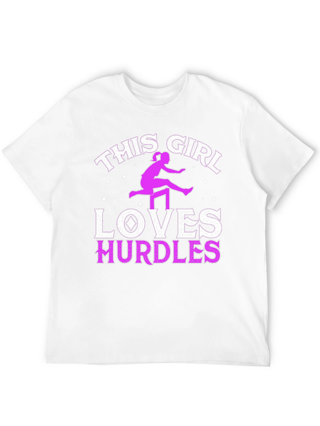 This Girl Loves Hurdles Graphic Tee
