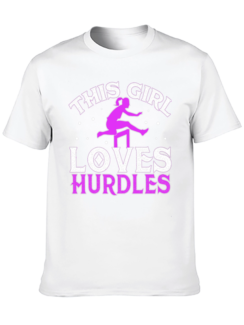 This Girl Loves Hurdles Graphic Tee