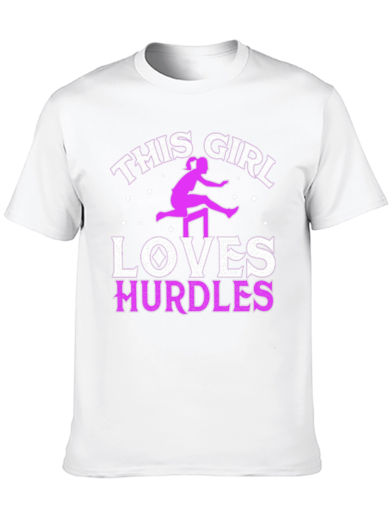 This Girl Loves Hurdles Graphic Tee