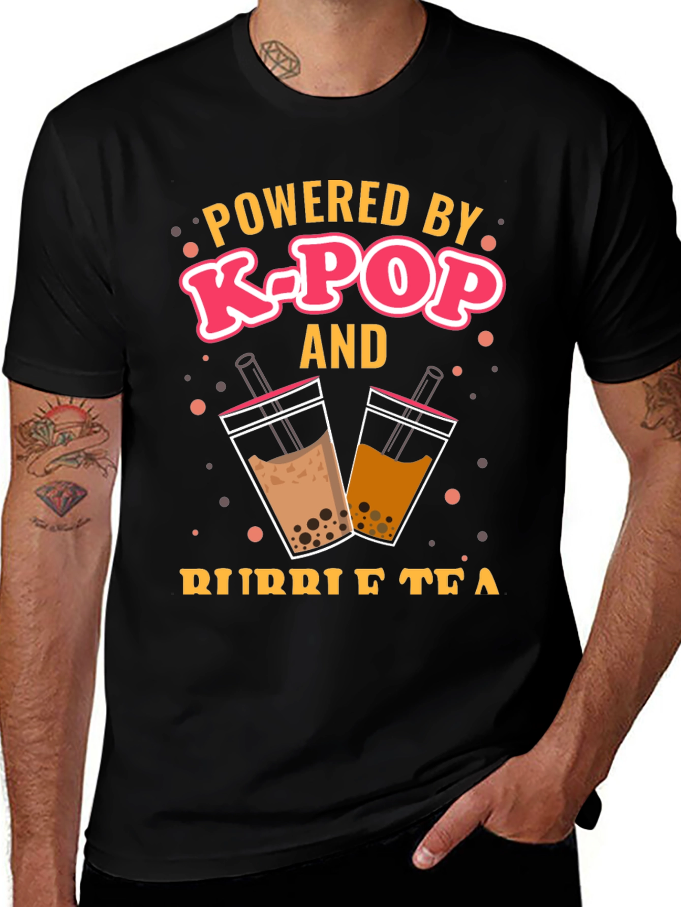 K-Pop & Bubble Tea Graphic Tee