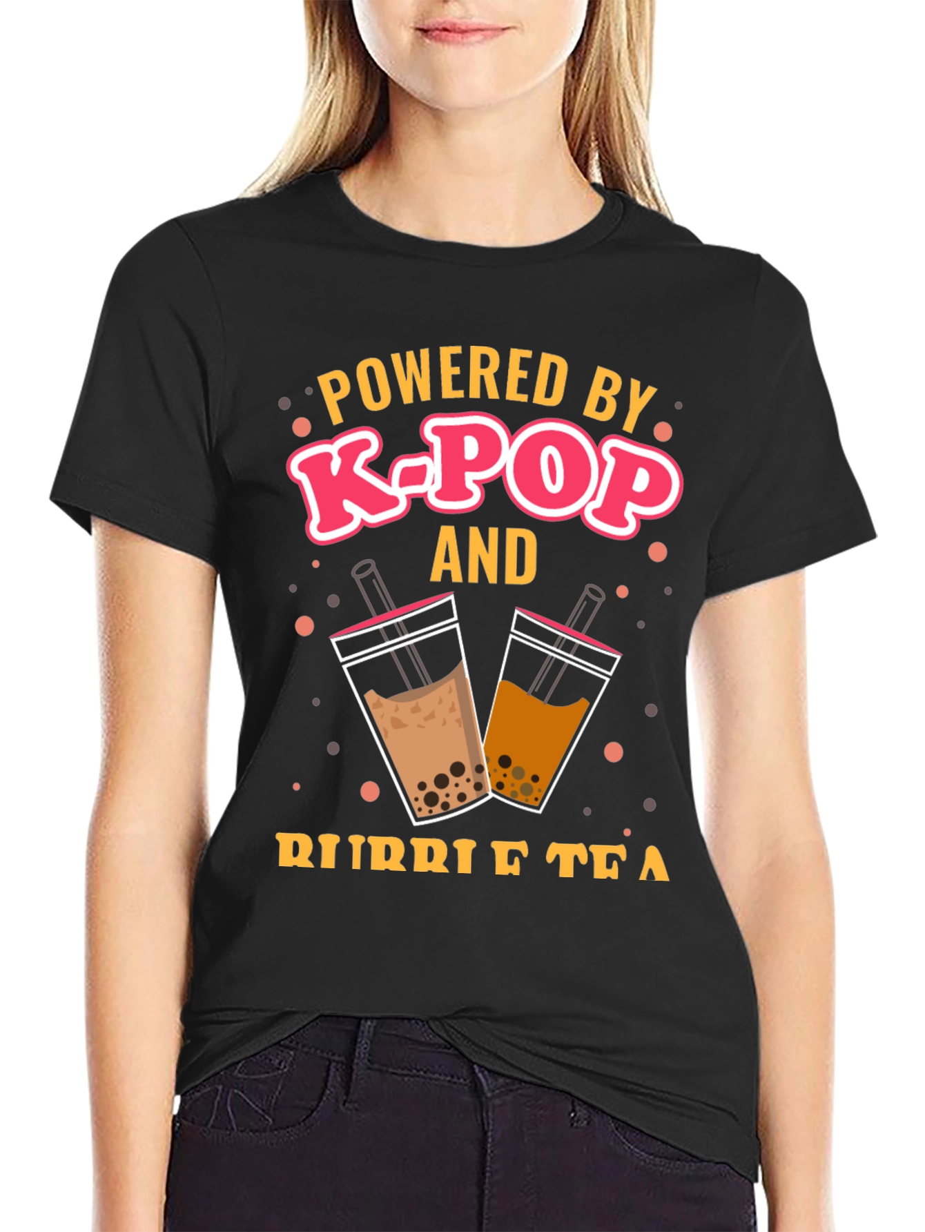 K-Pop & Bubble Tea Graphic Tee