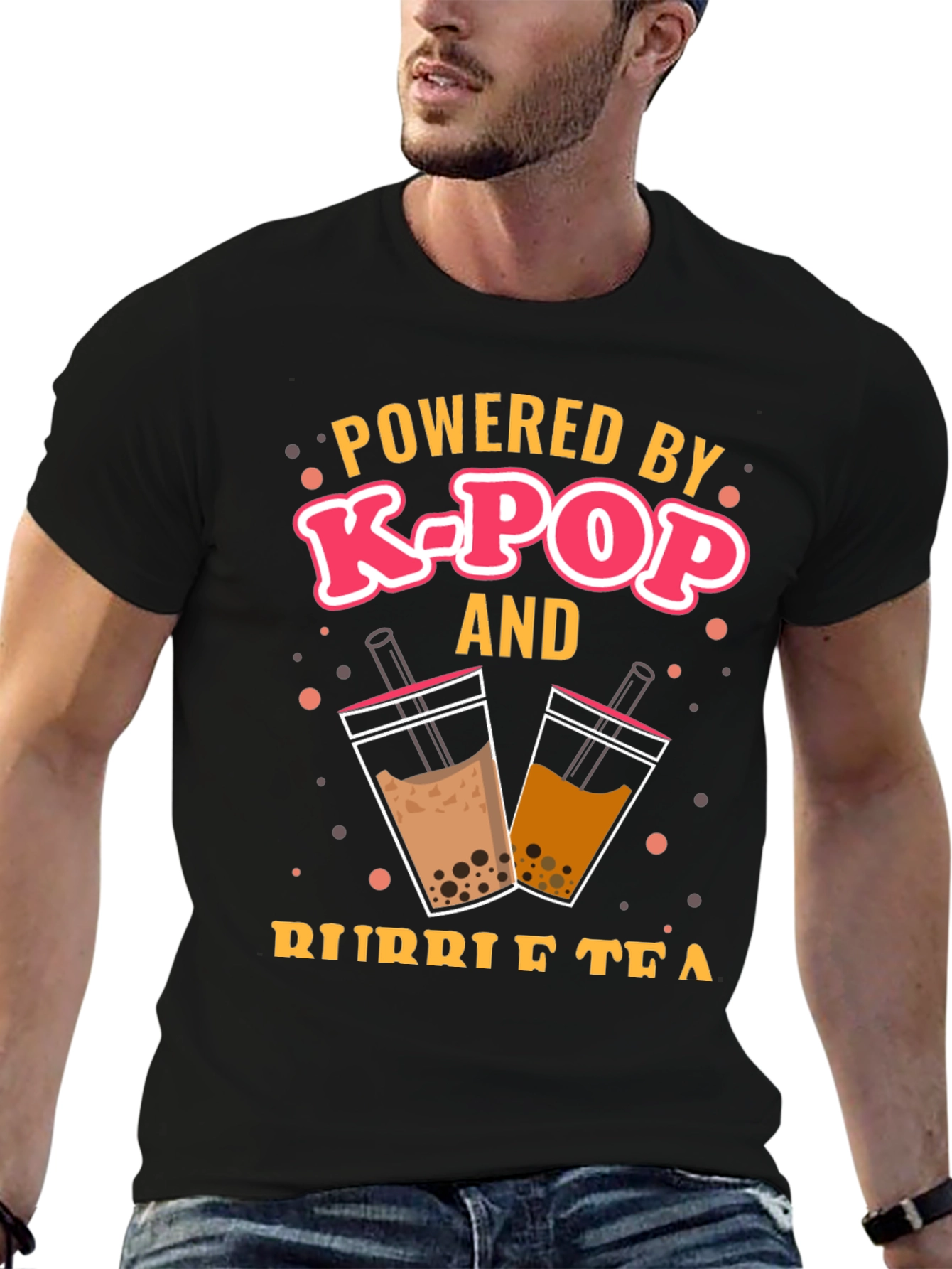 K-Pop & Bubble Tea Graphic Tee