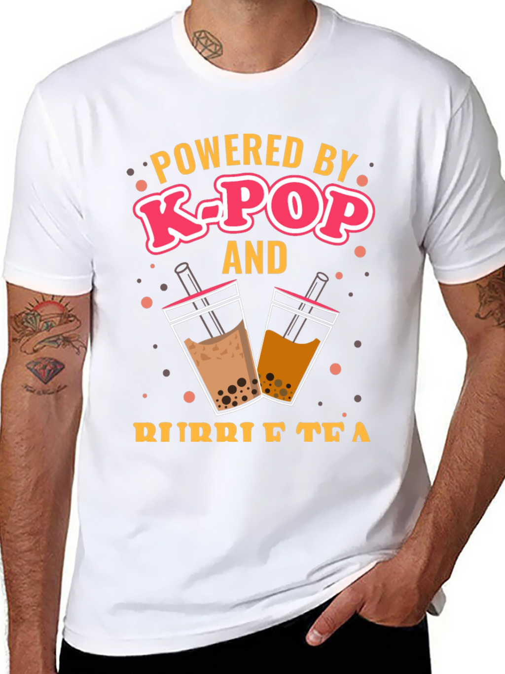 K-Pop & Bubble Tea Graphic Tee