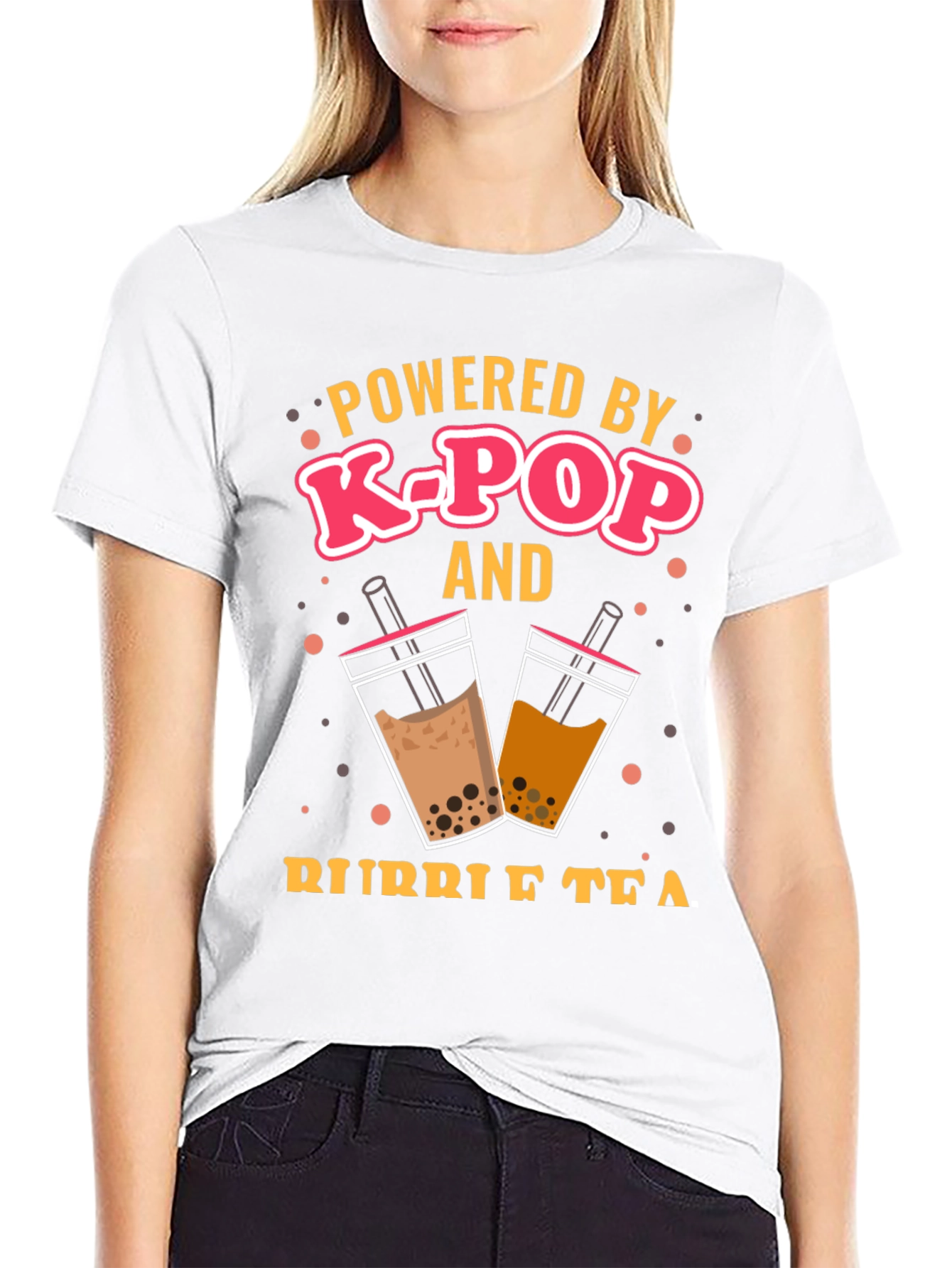 K-Pop & Bubble Tea Graphic Tee