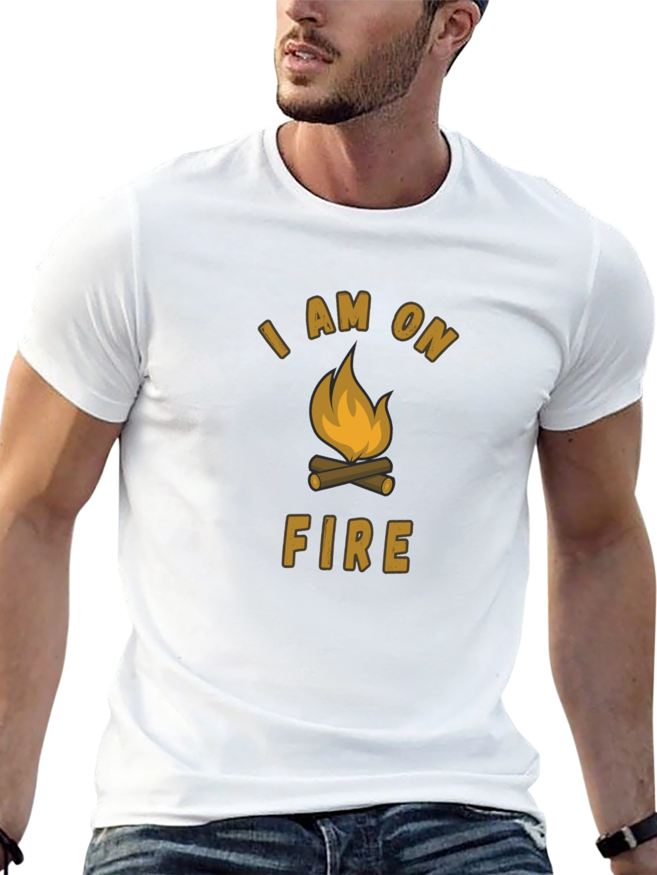 I Am On Fire Campfire T-Shirt