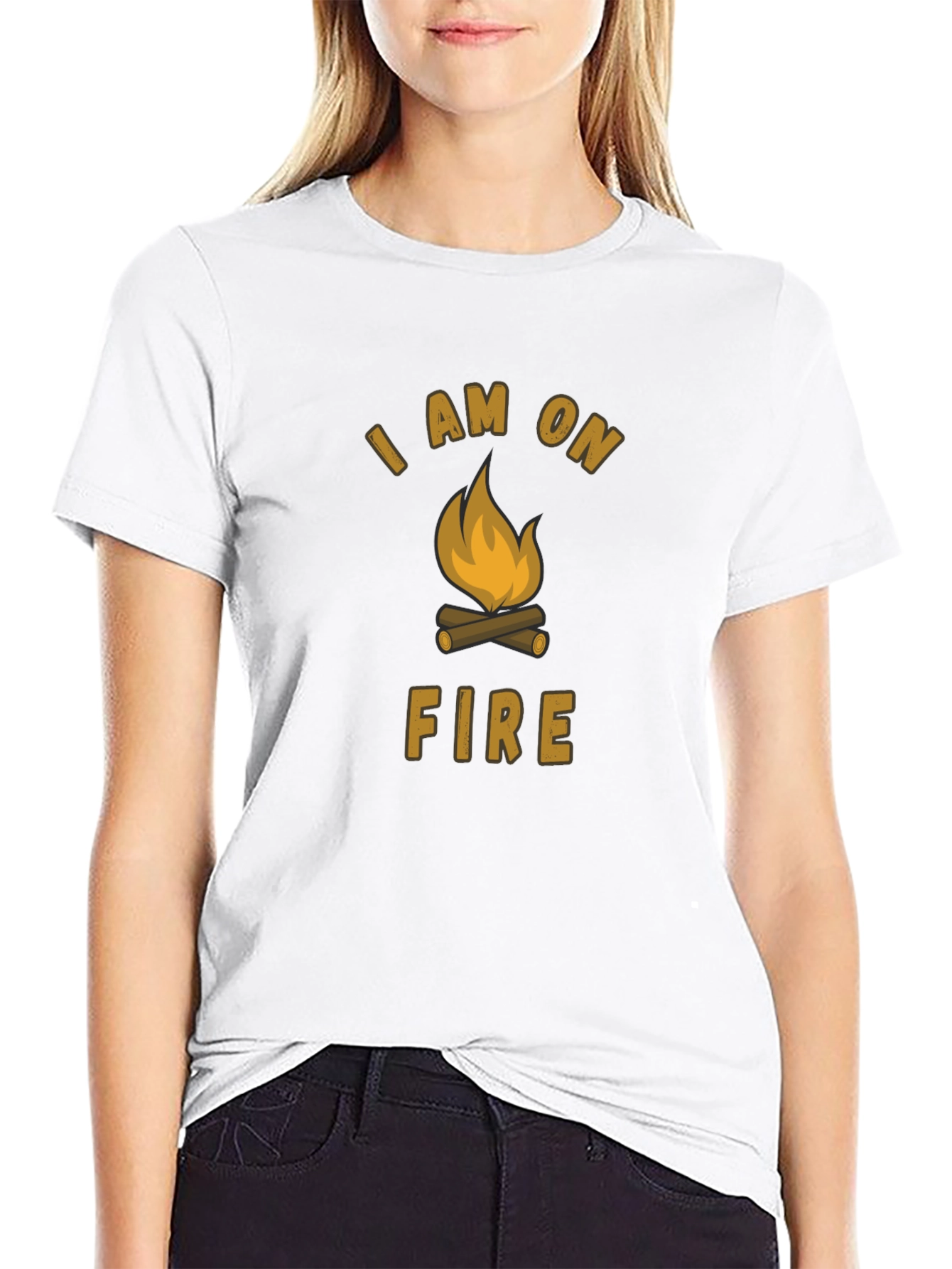 I Am On Fire Campfire T-Shirt