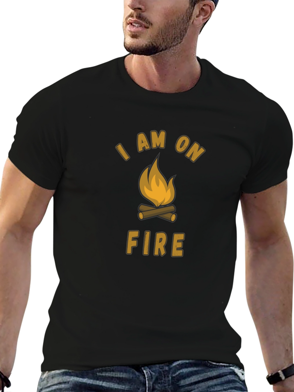 I Am On Fire Campfire T-Shirt