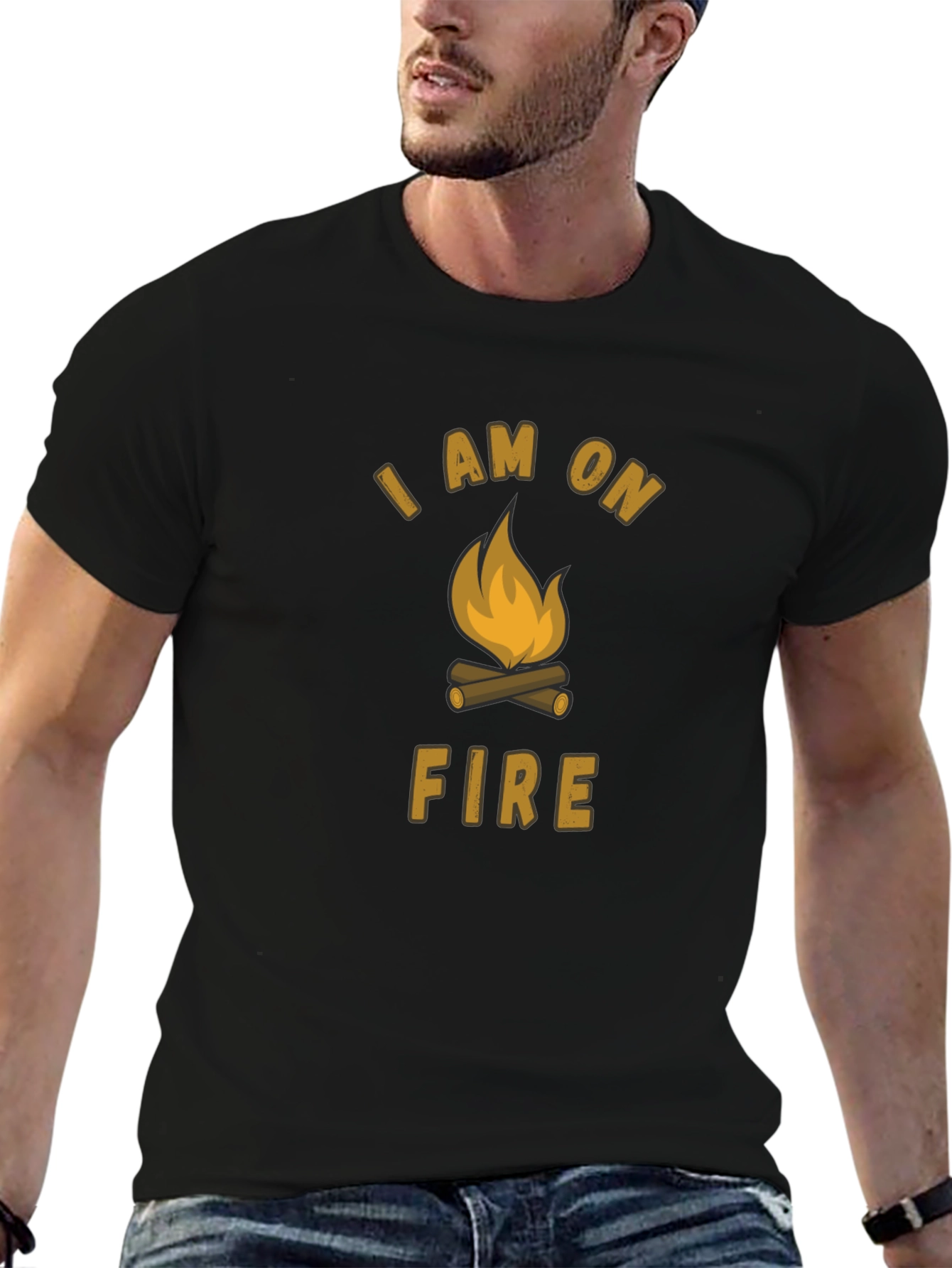 I Am On Fire Campfire T-Shirt