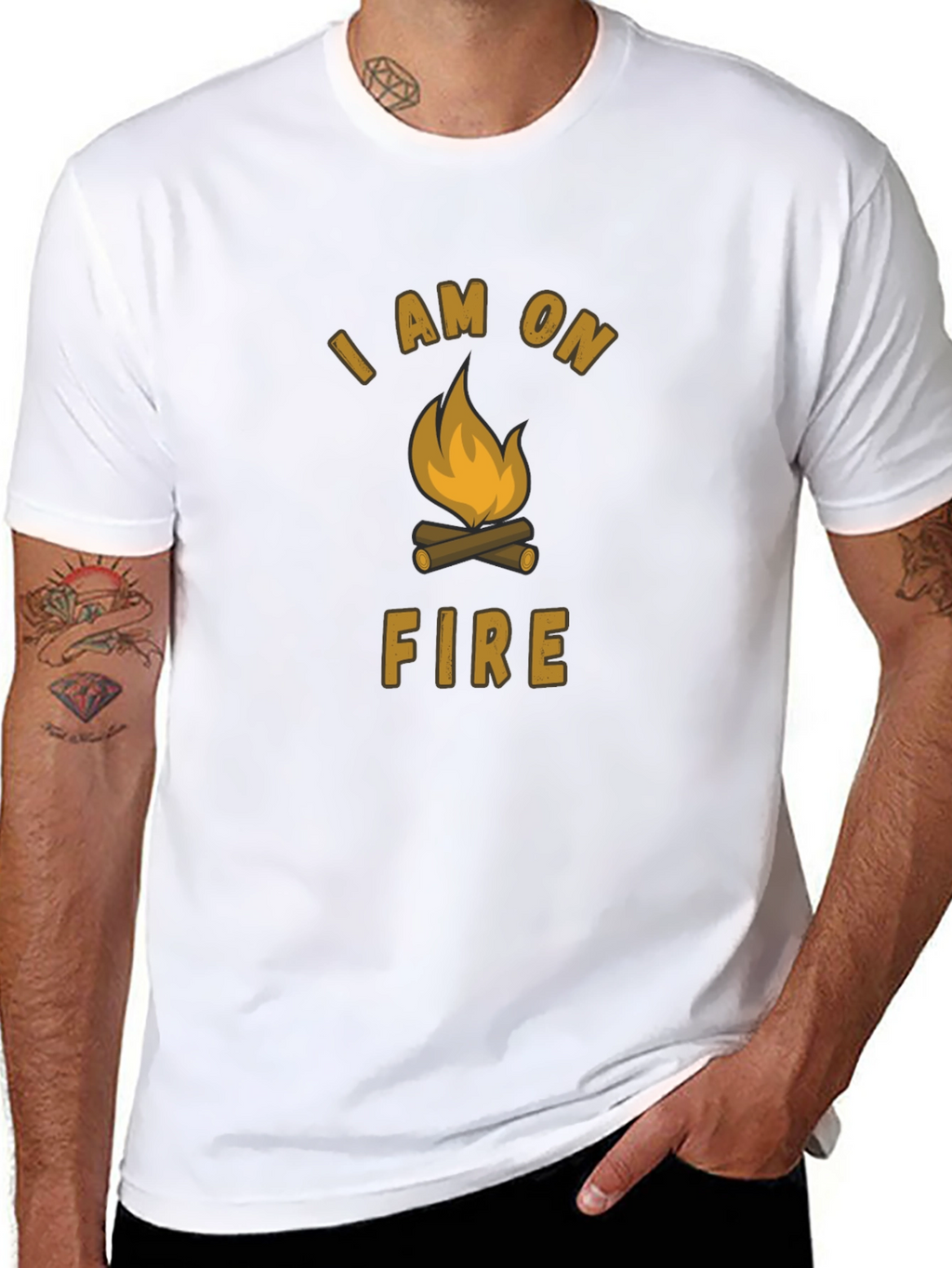 I Am On Fire Campfire T-Shirt
