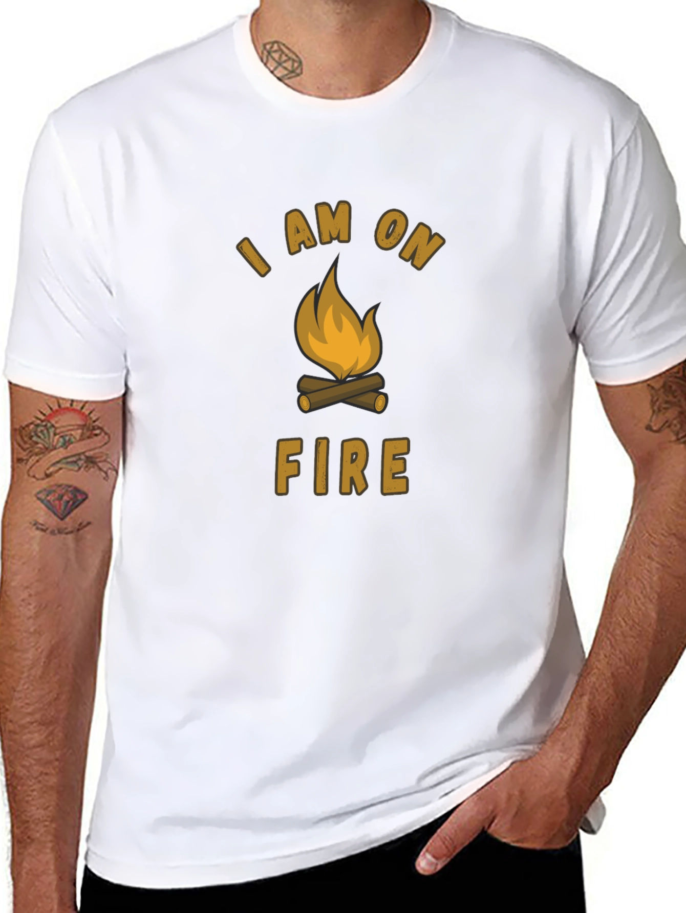 I Am On Fire Campfire T-Shirt