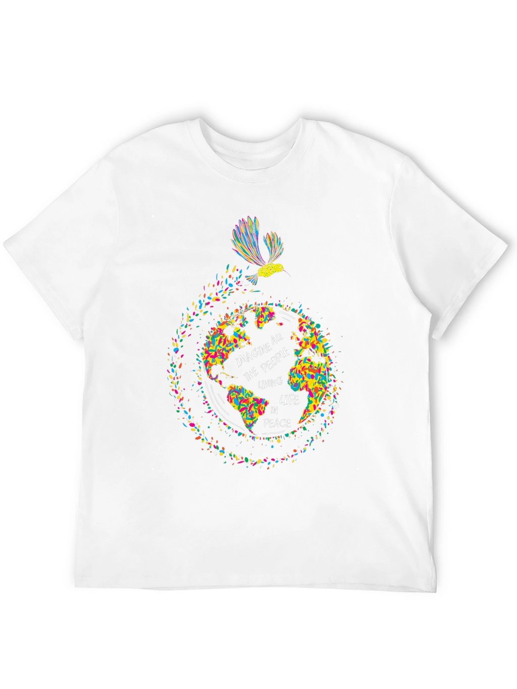 Imagine Peace Graphic Tee - Soft Cotton Comfort