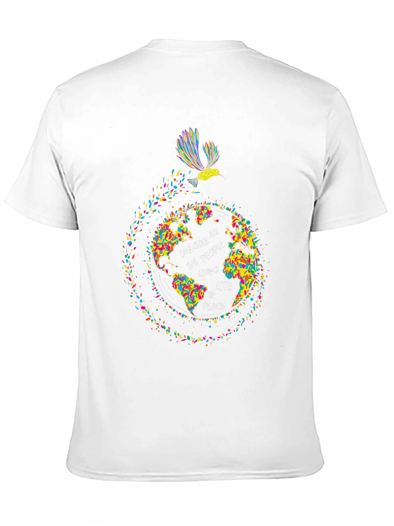 Imagine Peace Graphic Tee - Soft Cotton Comfort