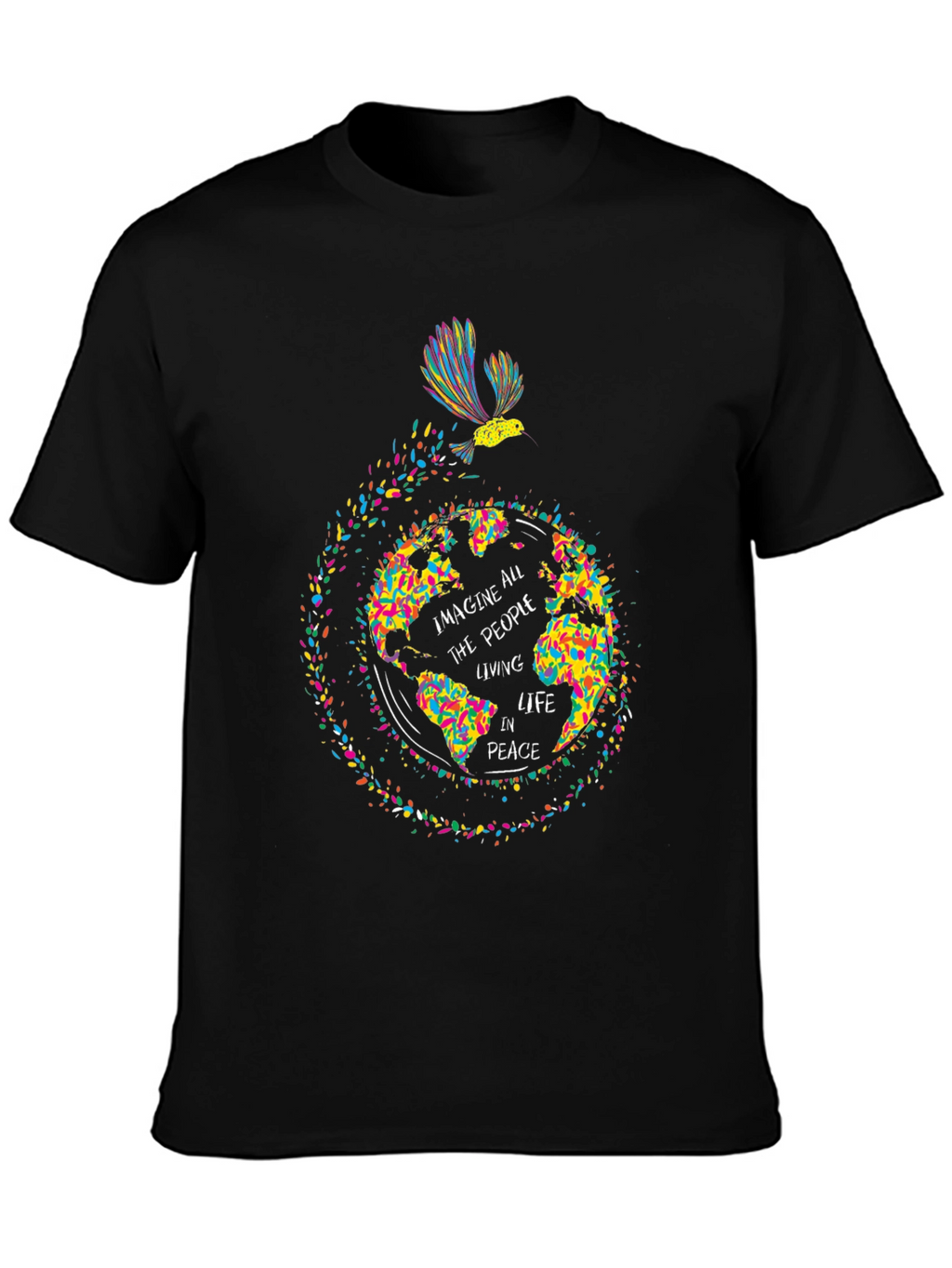 Imagine Peace Graphic Tee - Soft Cotton Comfort