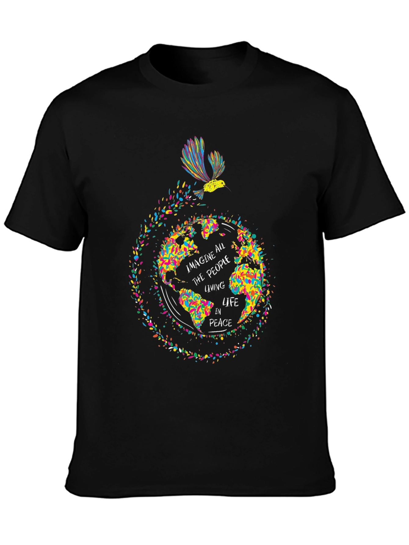 Imagine Peace Graphic Tee - Soft Cotton Comfort