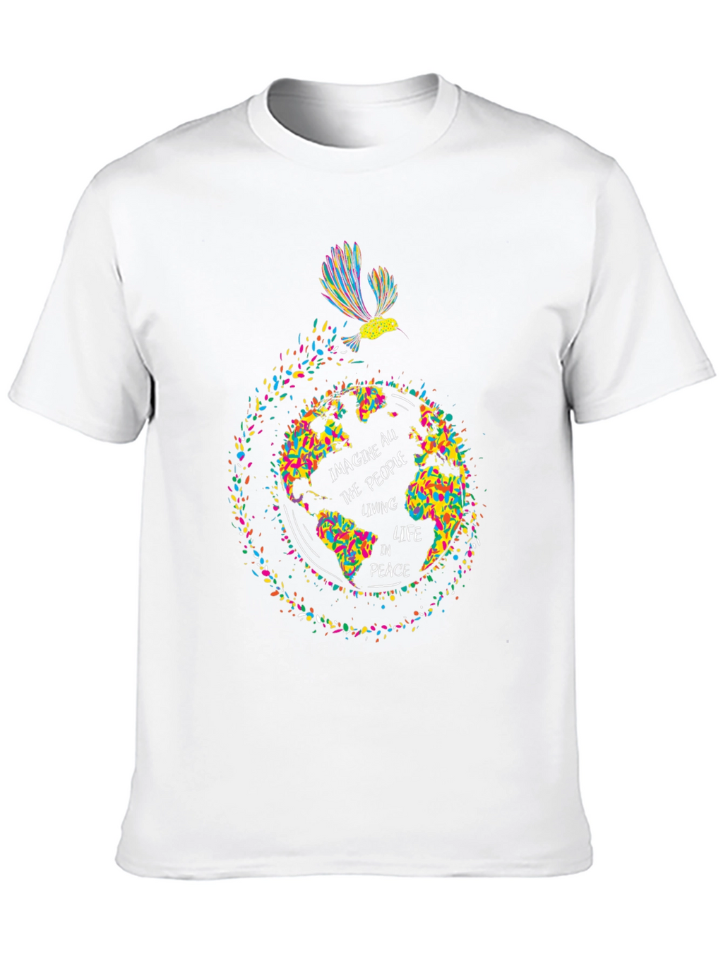 Imagine Peace Graphic Tee - Soft Cotton Comfort