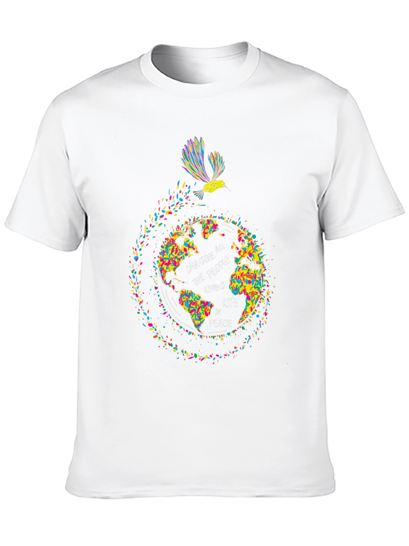 Imagine Peace Graphic Tee - Soft Cotton Comfort