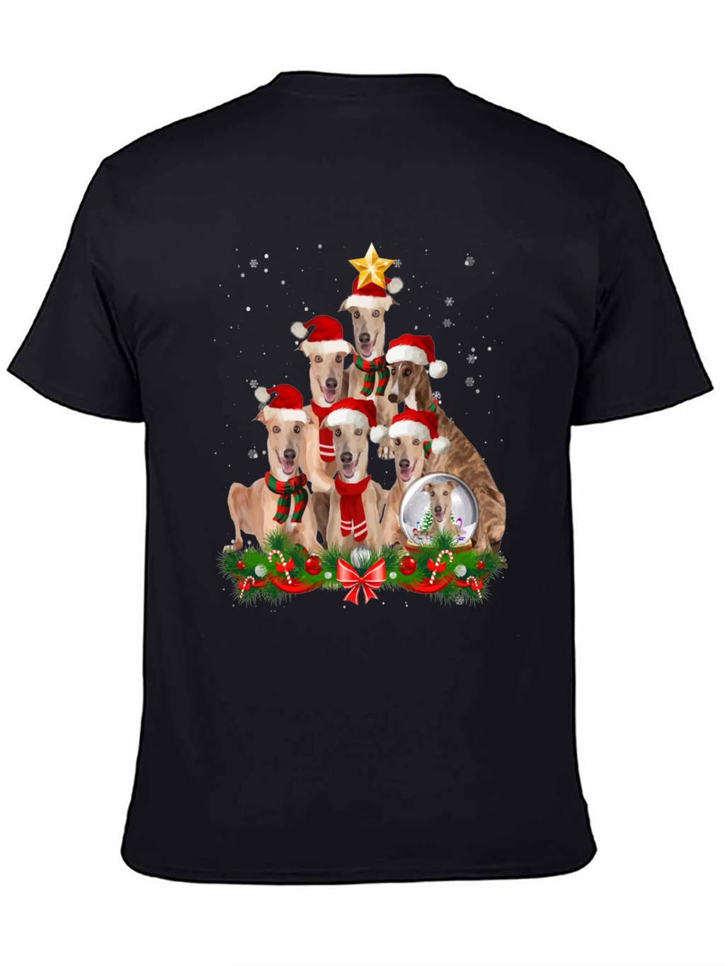 Christmas Dog T-Shirt Holiday Pet Lovers Tee