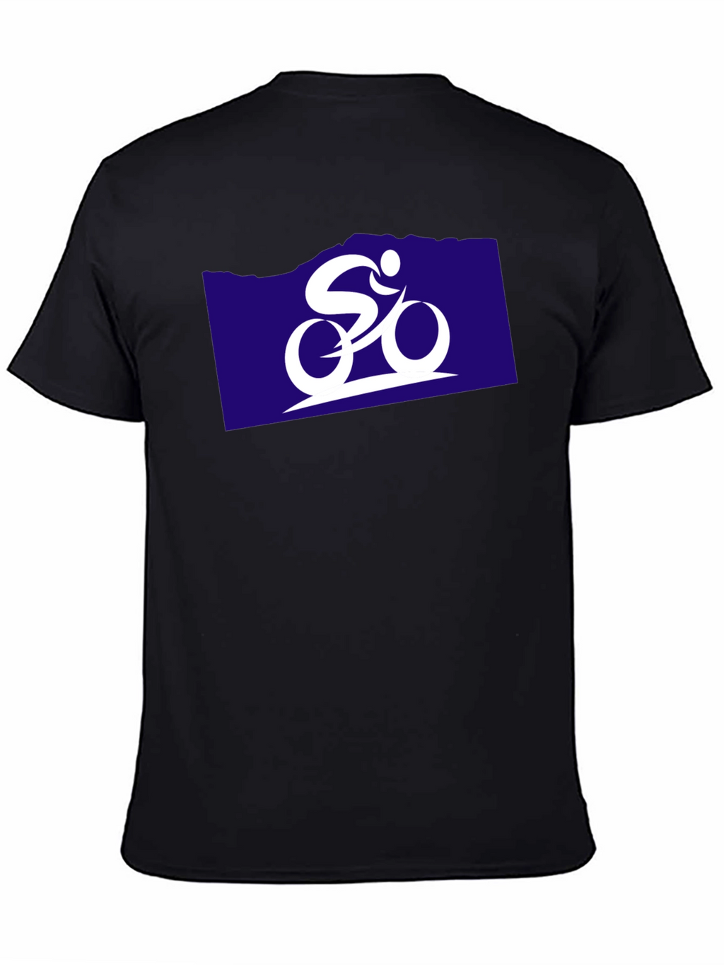 Cycling Graphic Tee - Black
